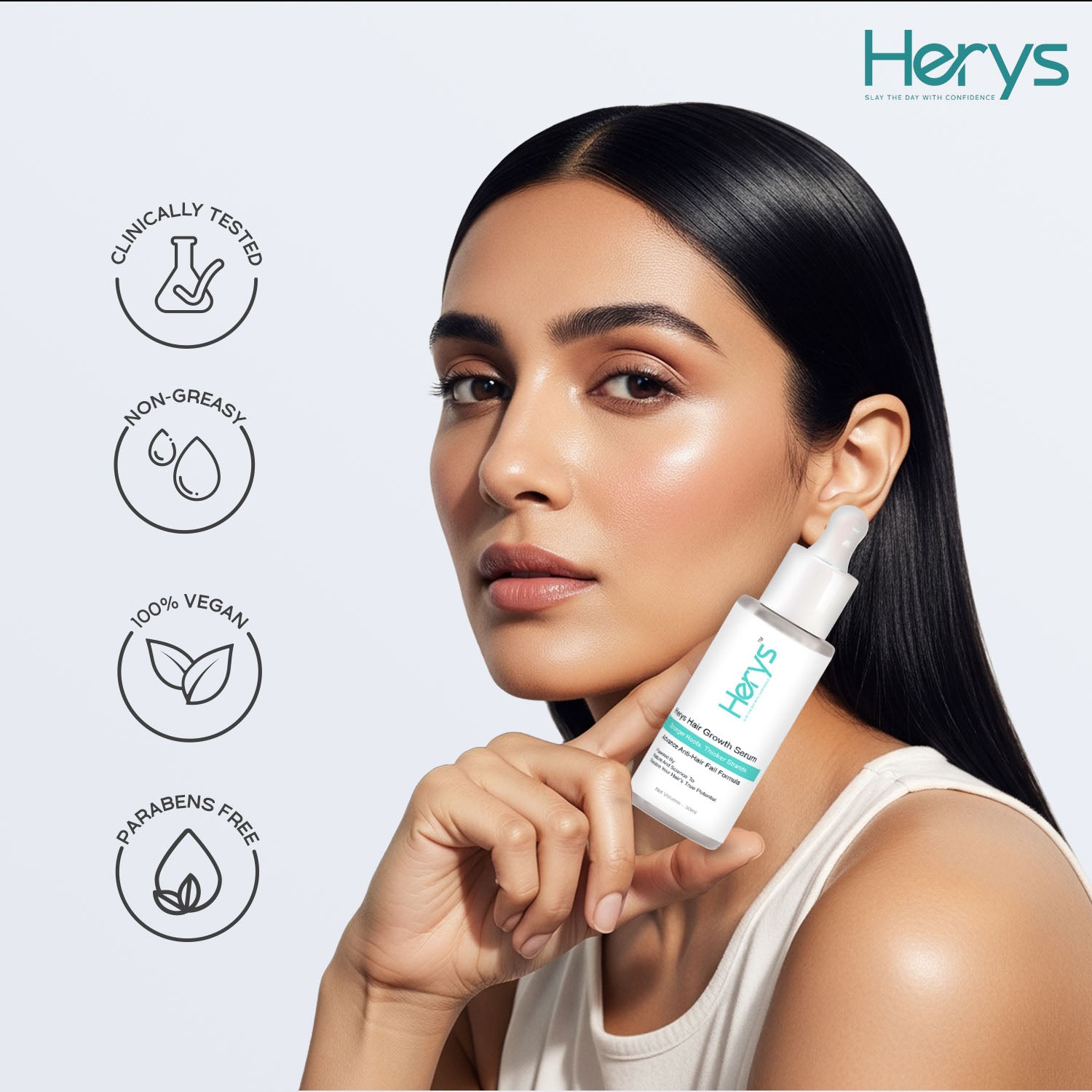 Herys Rosemary Hair Growth Serum | 3% Redensyl & Anagain | 30ml