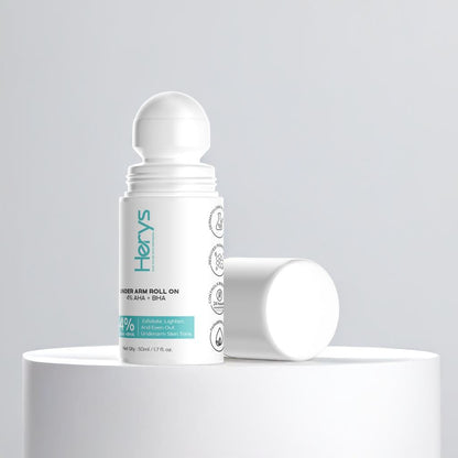 Herys 4% Aha Bha Underarm Roll On , 50ml